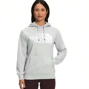 The North Face Half Dome Grey Hooded Sweatshirt Size Medium